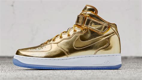 nike air force mit gold|Nike Air Force 1 gold stock.